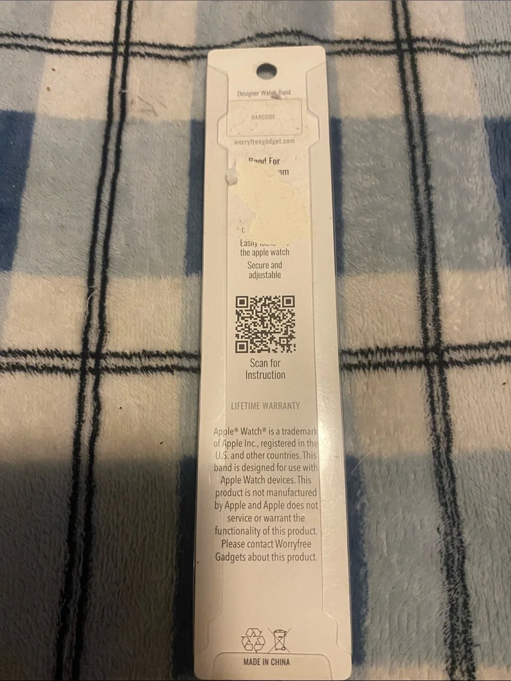 Designer Pink Woven Elastic Watch Band for Apple Watch (38/40/41mm)